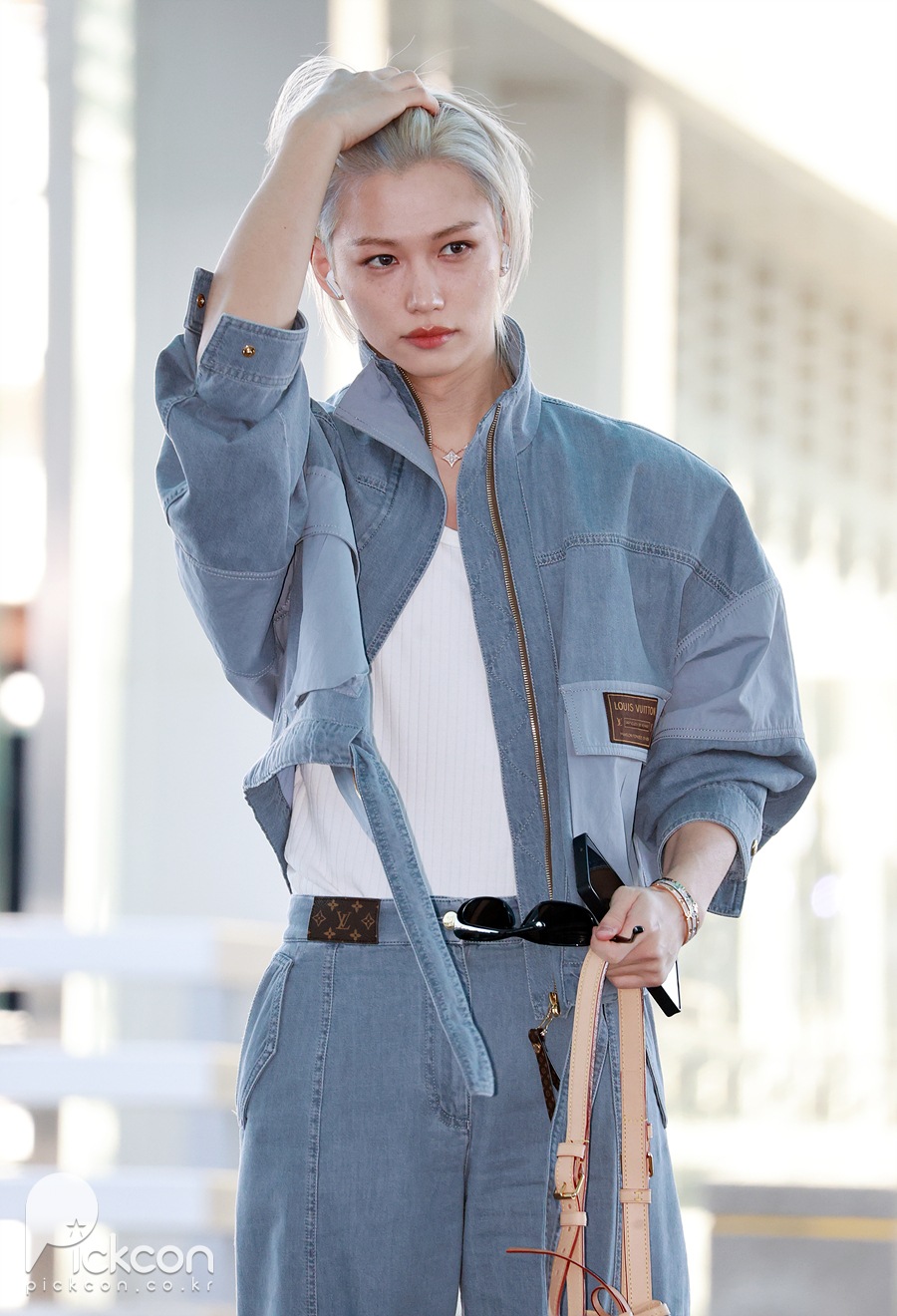 필릭스, 청청패션이 이렇게 아름다울수 있나요 [포토]