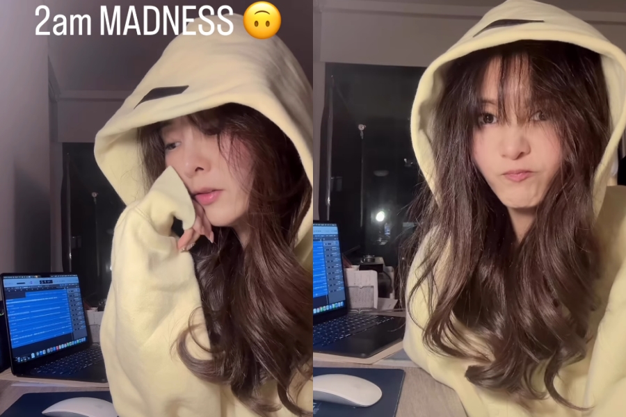 원정 성매매 벌금형 여가수, 새벽 2시 감성에 취한 근황…청순 민낯 여전해