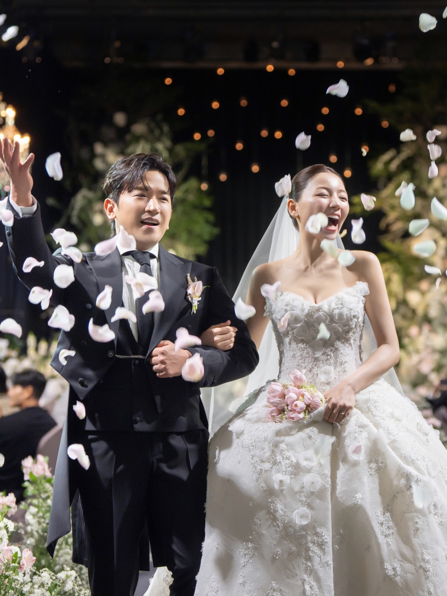 이아미가 이민우와의 결혼식 모습을 공개했다. / 사진 : 이아미 인스타그램