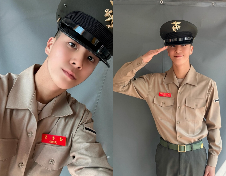 정동원, 해병대 훈련 수료한 근황 