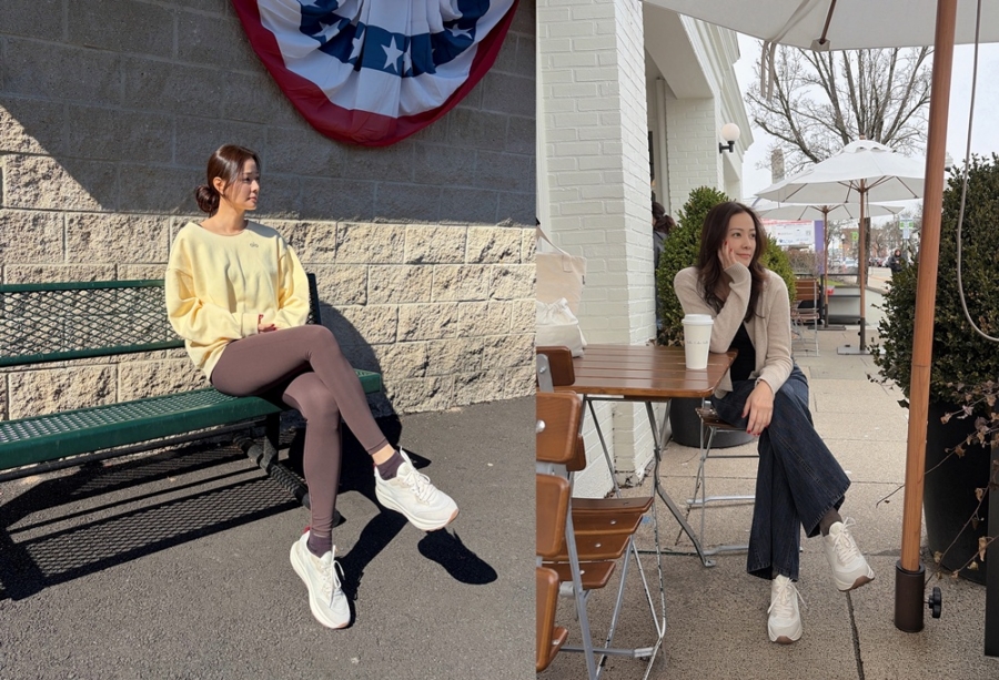 '권상우♥' 손태영, 운동화 신어도 이 비율이 가능하네…우월 기럭지