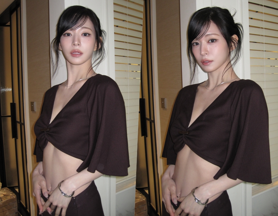 이채영, 과감한 크롭룩에 초슬렌더…이나경 