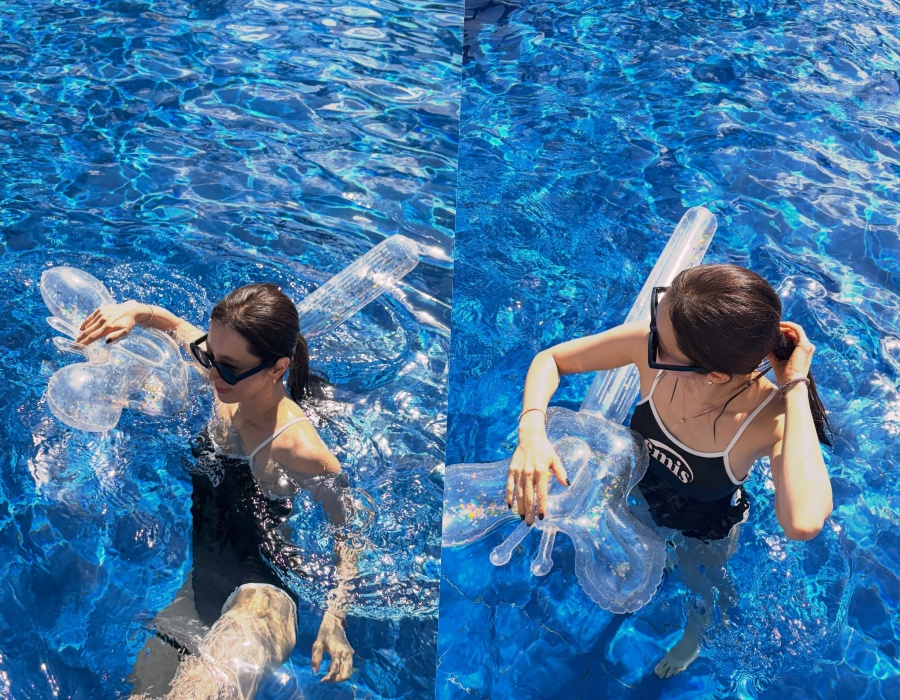 '차범근 며느리' 한채아,  핫한 비주얼…