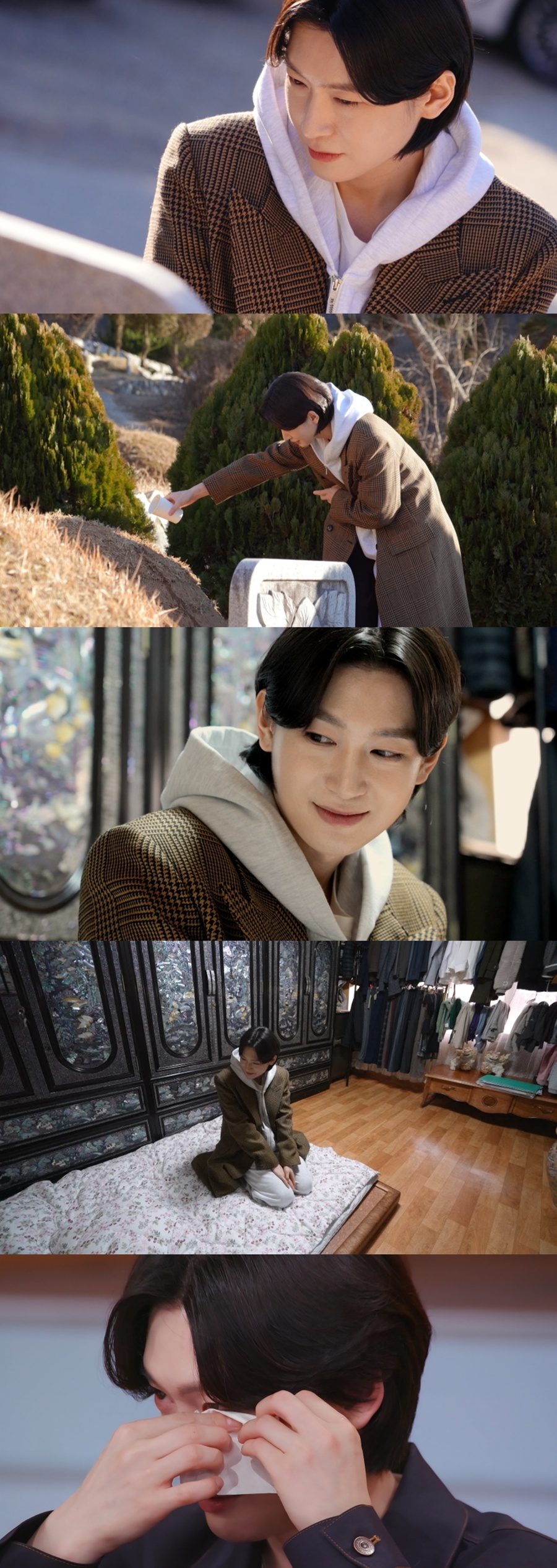 김용빈, 眞 되기 6개월 전 돌아가신 할머니 산소 앞에서 눈물 