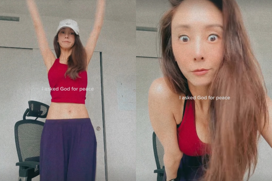 '원정 성매매 벌금형' 지나, 여전한 글래머 라인 근황…토끼눈 뜨고 '장꾸' 매력