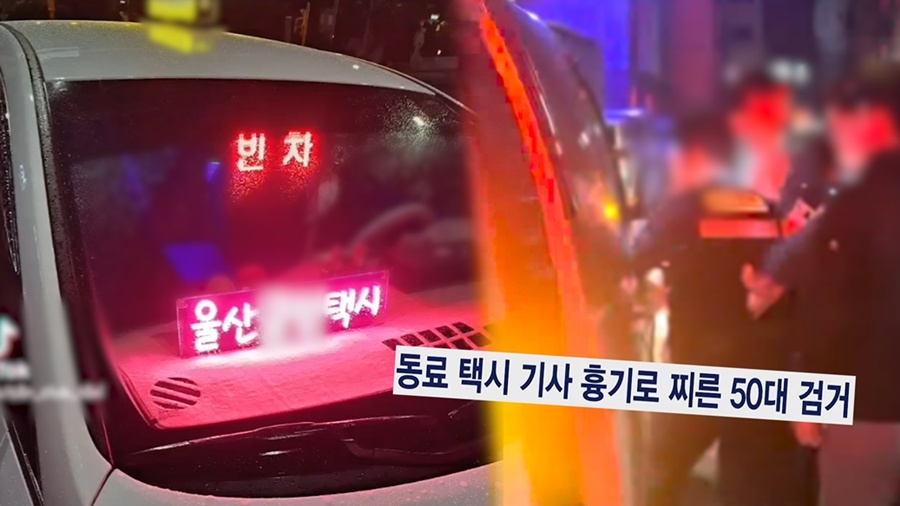 미성년자 승객 성추행 은폐가 원인…'울산 명물' 택시 기사, 흉기 난동 사건 전말