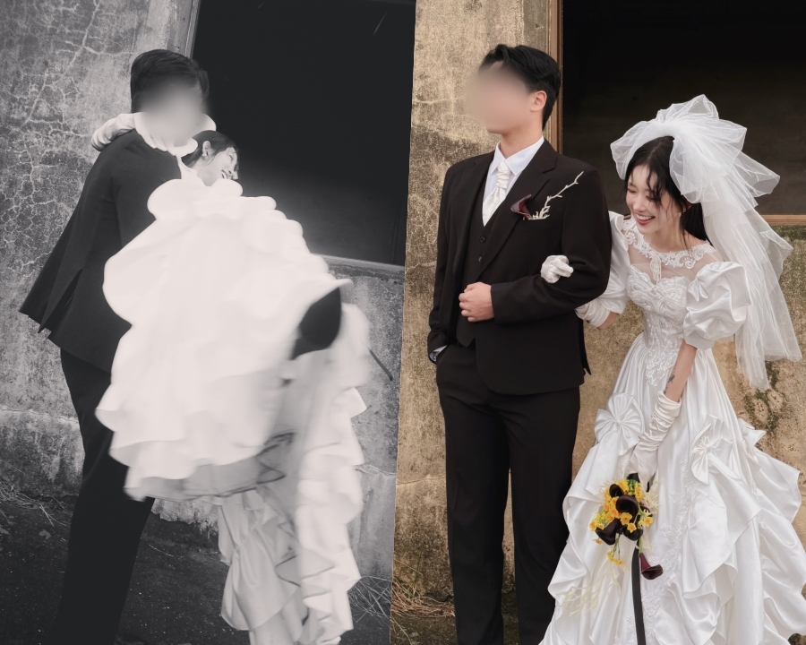 '故 최진실 딸' 최준희, '11살 연상♥'와 웨딩화보 공개 