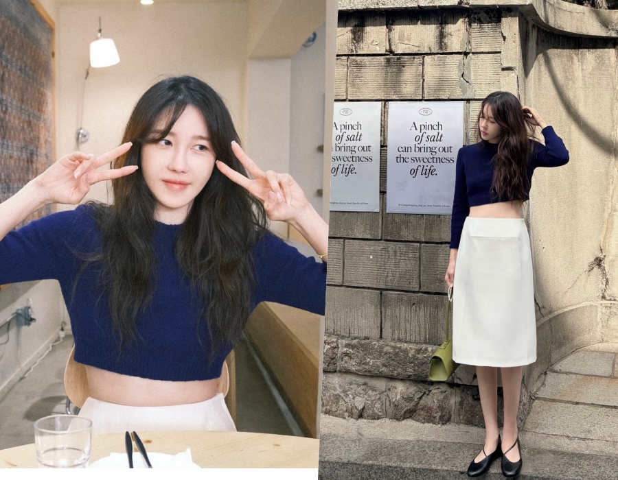 '가족손절' 이지아, 근황…크롭톱에 드러난 한 줌 허리 '청순·섹시·세련'