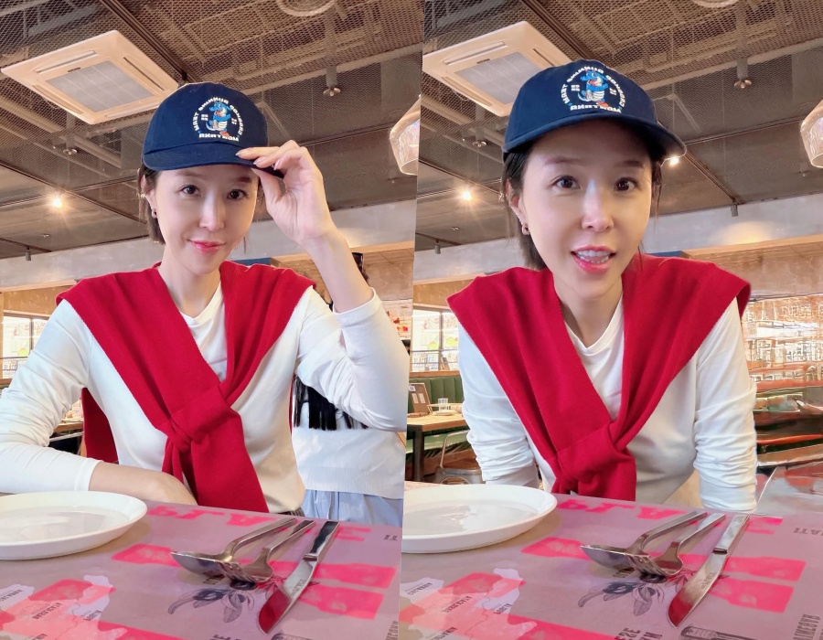 '문원♥' 신지, 결혼식 후 마음 편해졌나봐…동안 미모 뽐내며 