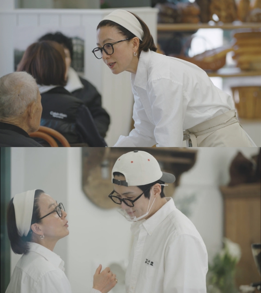 김희애, 홀로 카페 찾은 할아버지에 훈훈한 서비스…무르익은 '봉주르빵집'