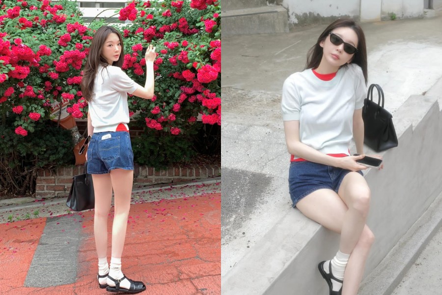 강민경, 11자 각선미 뒤태에 감탄만 나와…