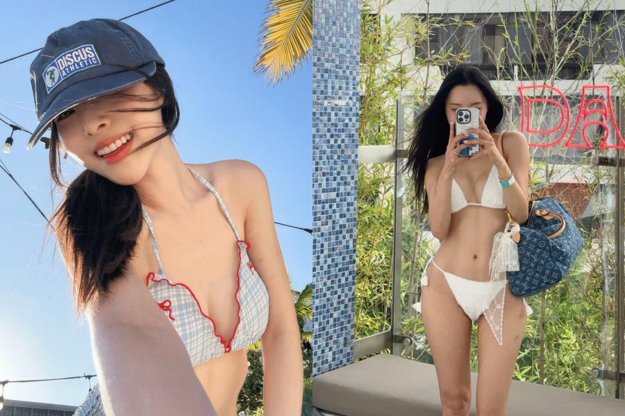 '박성광♥' 이솔이, 42kg 상큼 섹시 비키니 핏…
