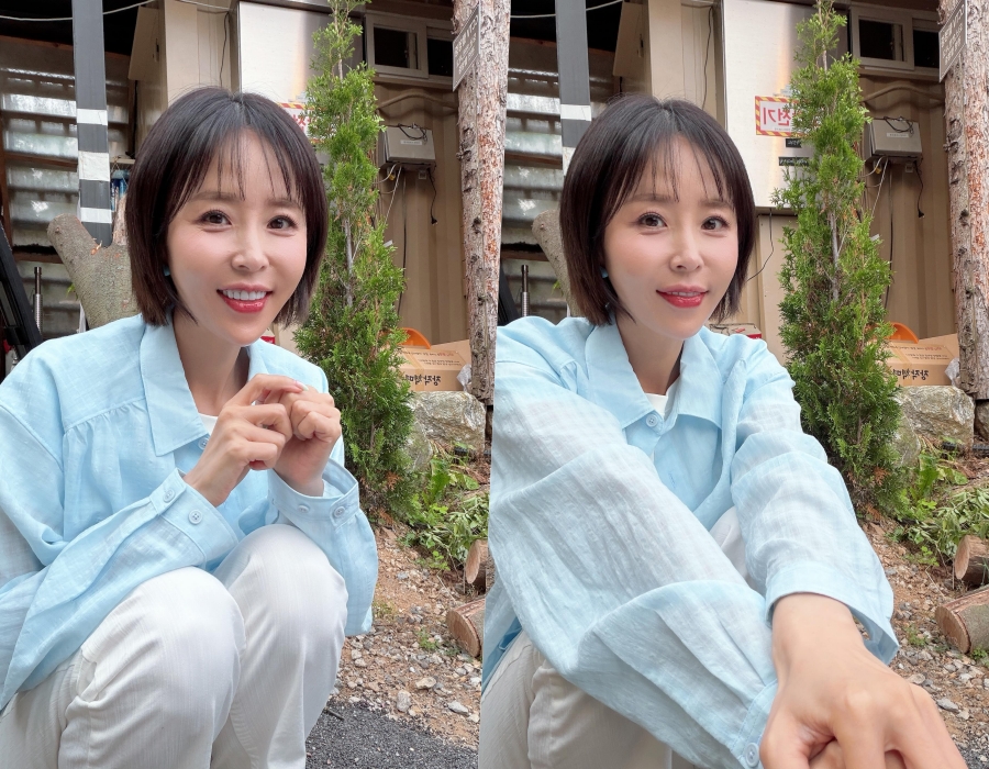 '문원♥' 신지, 결혼 후 갈수록 물오르는 미모…단발병 유발하는 상큼 비주얼