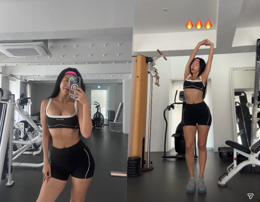 '줄리엔강♥' 제이제이, 운동할 때 옆에 있으면 저절로 시선 갈 듯한 탄탄한 글래머