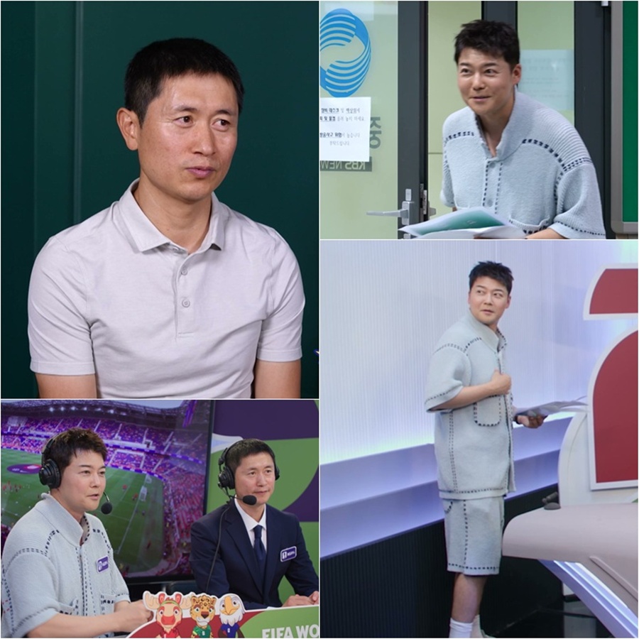 이영표, 동갑내기 전현무와 연습 첫 날부터 티격태격 