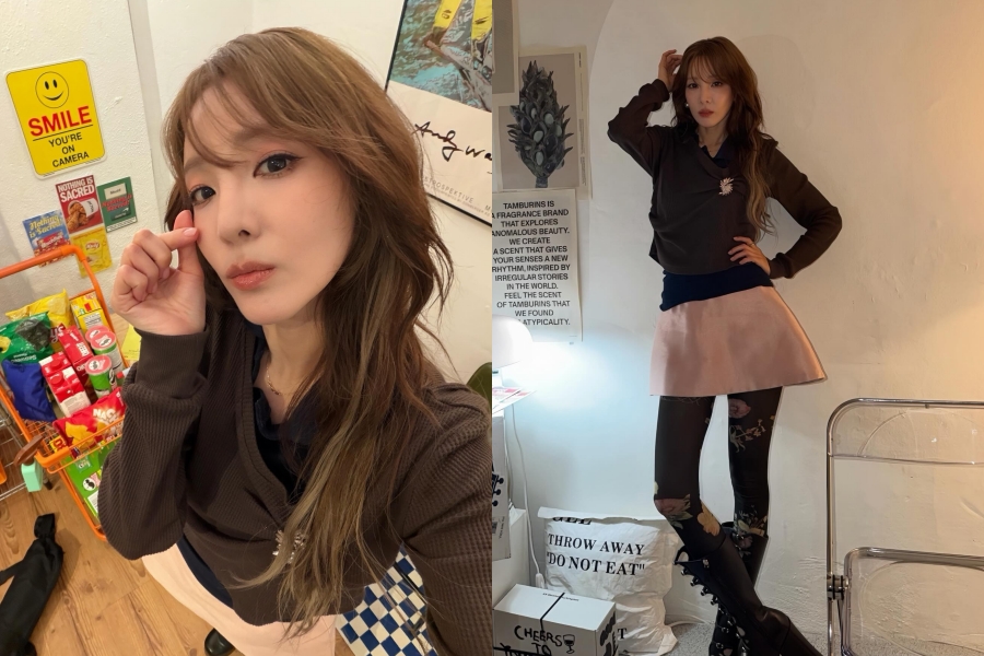 산다라박, 소속사 설립 후 근황…학다리 자랑하는 분위기 여신