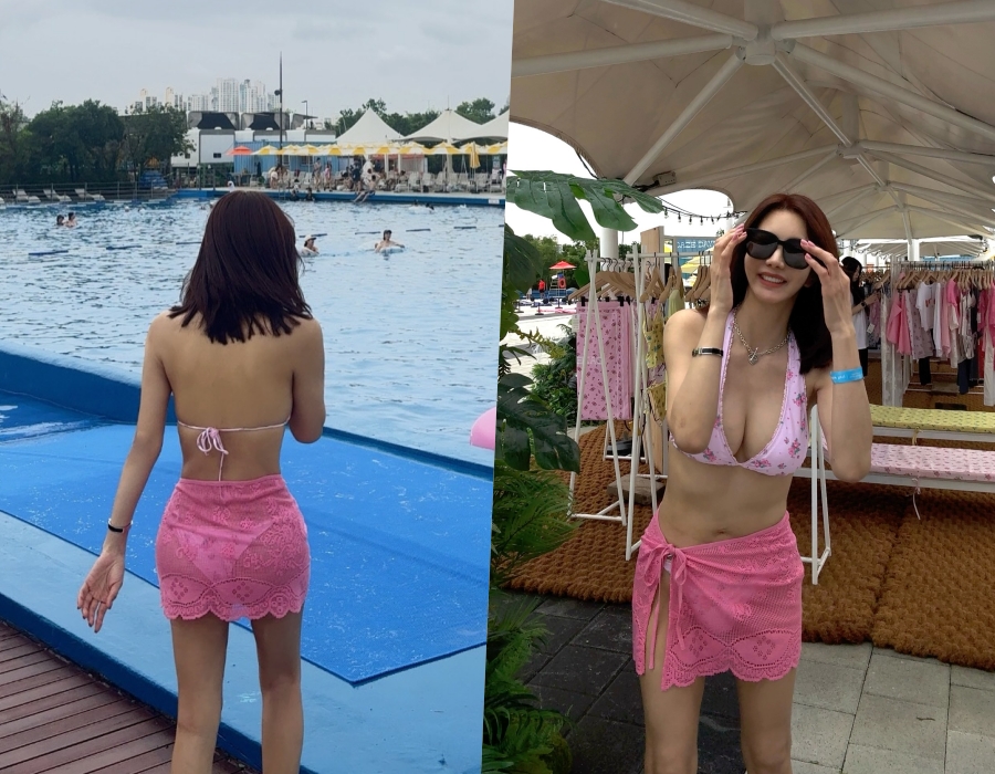 '정창영♥' 정아, 애프터스쿨 당시 몸매 그대로네…비키니 라인에 '애둘맘' 안 믿겨