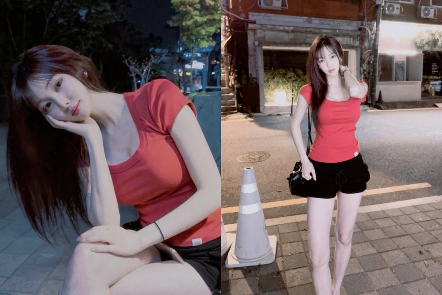 '169cm 45kg' 여자친구 유주, 확 달라진 분위기…볼륨감 겸비한 슬렌더