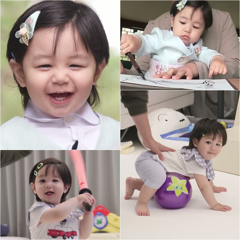 하루, 남다른 야구 재능…심형탁 