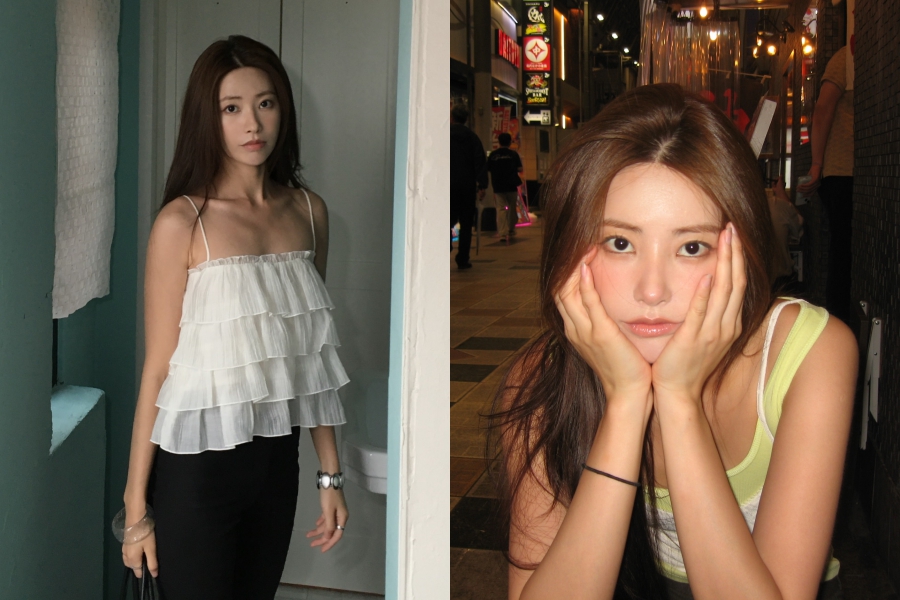 청순 걸그룹 리더 출신 기희현, 훈남 모델과 공개 열애하더니 물오른 비주얼