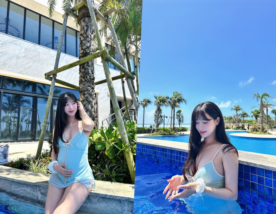 '치어리더 은퇴' 김한나, 태교여행 근황 공개 
