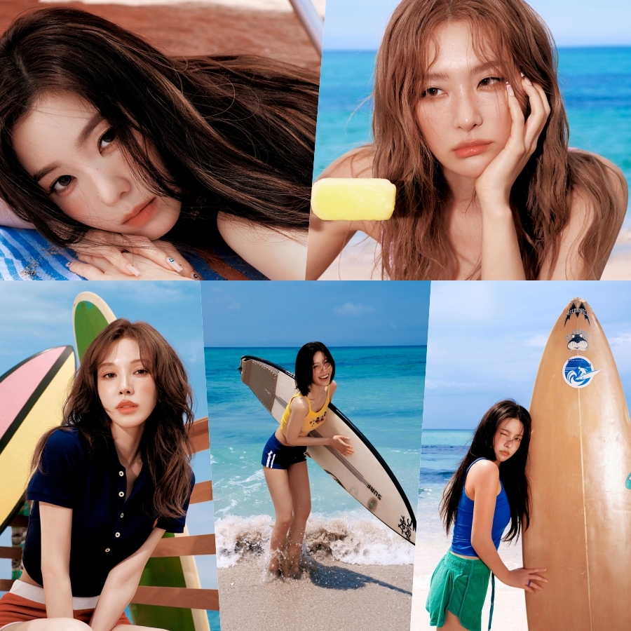 레드벨벳, 몽환적인 보컬 하모니 예고…조이 단독 작사 참여한 'Surfin' Boy'