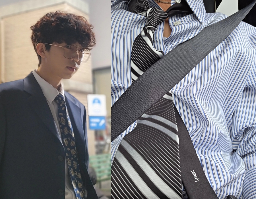임영웅, 풀어헤친 셔츠에 명품 넥타이…실루엣 만으로도 이미 '패셔니스타'